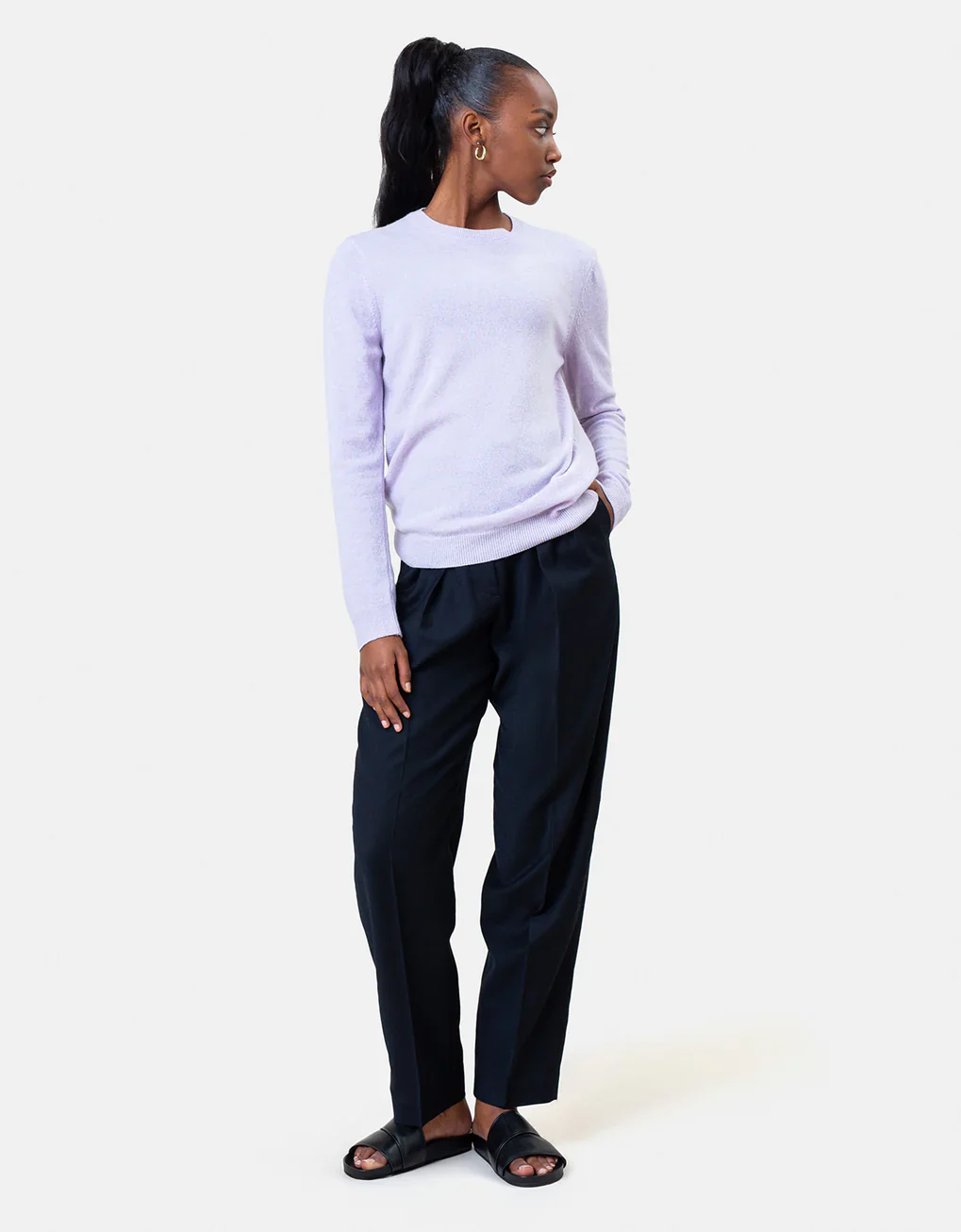 COLORFUL STANDARD | Women Light Merino Wool Crewneck | Bubblegum Pink - Image 4