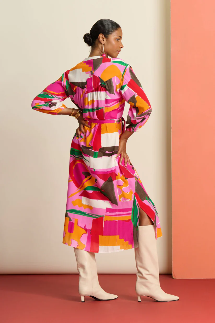 POM AMSTERDAM | Cape Town Dress | Multi - Image 6