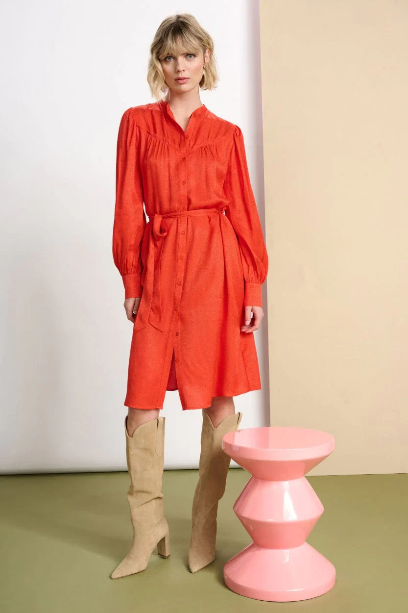 POM AMSTERDAM | Dress | Phoenix Red - Image 3